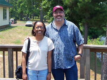 Dr. Margaret Young (ECSU) and MGEL's Daniel Peterson